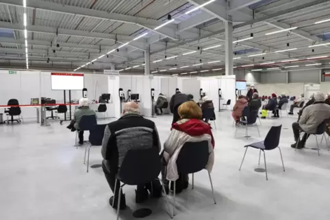 Im Impfzentrum Wörth wurde über 110.000 Mal geimpft. 