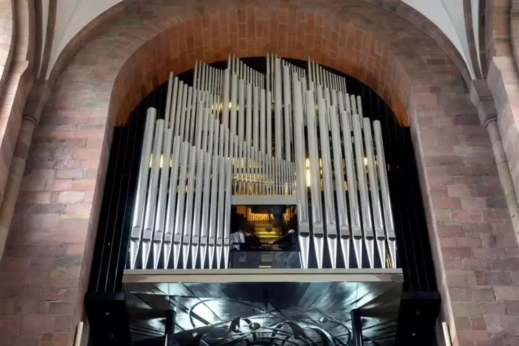 Die große Orgel im Dom. 