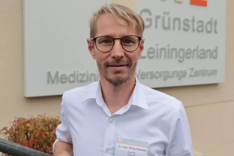 Chirurg Philip-Benjamin Gerwien ist neuer Oberarzt am Kreiskrankenhaus in Grünstadt. 