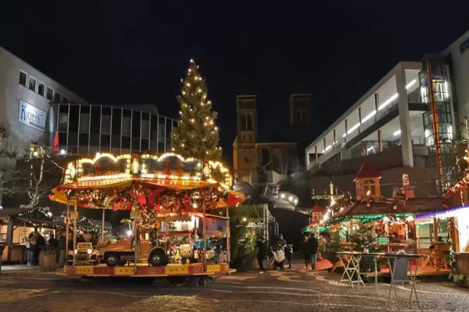 Der Pirmasenser Weihnachtsmarkt im Jahr 2017 – vor Corona.