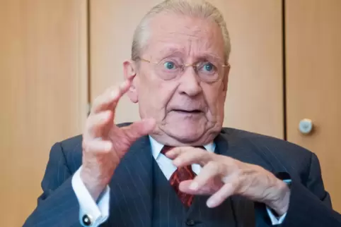 Hans Peter Stihl, hier im Jahr 2020, war zu Helmut Kohls Amtszeit als Bundeskanzler der Präsident des Deutschen Industrie- und H