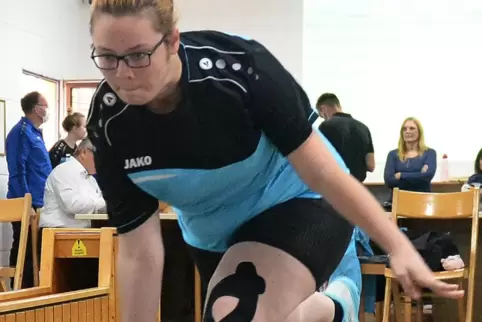 Saskia Uhrich schaffte eine persönliche Bestleitung und einen Bahnrekord.