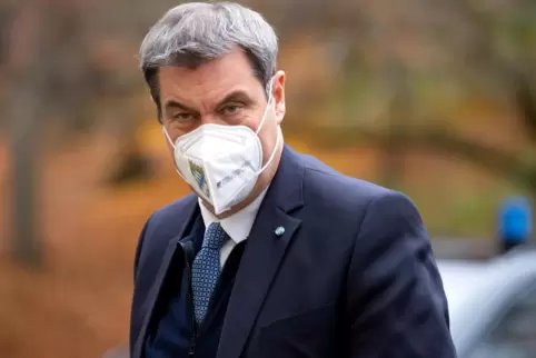 Der bayerische Ministerpräsident Markus Söder(CSU) kann sich eine Impfpflicht für Fußballprofis vorstellen.