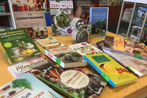 Der Büchertisch zur „Woche der Nachhaltigkeit “ war nicht die einzige geplante Aktion. 