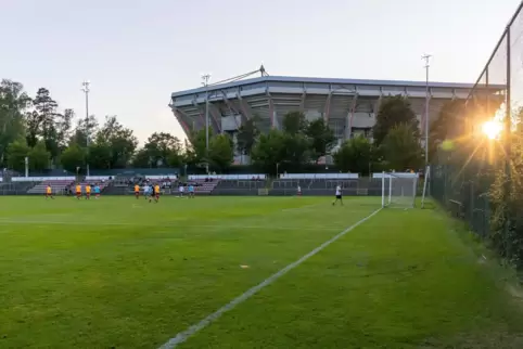 Das Fritz-Walter-Stadion: der große Traum vieler Fußballer. Die D-Junioren des FC Speyer jedenfalls haben den Nachwuchs des FCK 