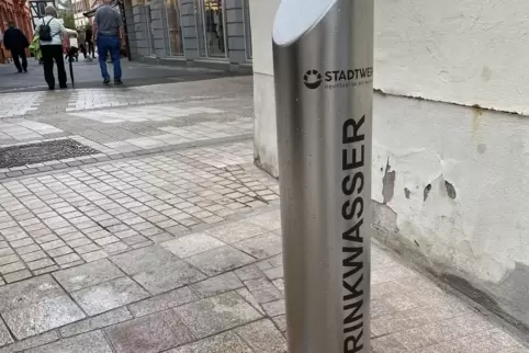 In Neustadt schon in Betrieb: ein Trinkwasserspender.