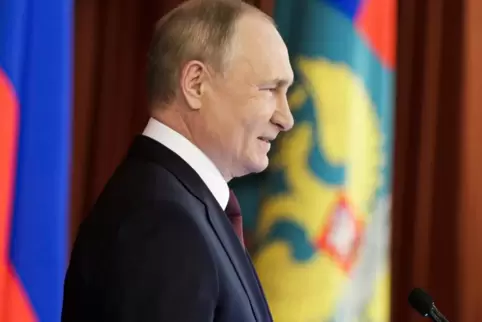Der russische Präsident Wladimir Putin am Donnerstag in Moskau. 