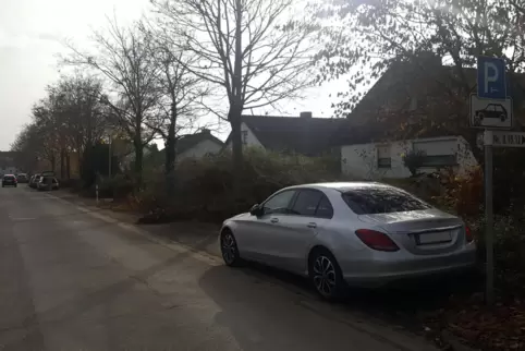 Zu den Hol- und Bringzeiten der Kurpfalzschule im Ortsteil Dannstadt sollen diese Parkbuchten in der Kurpfalzstraße künftig als 