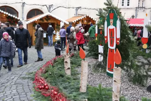 Im Schlossinnenhof in Bad Bergzabern wird dieses Jahr keine Weihnachtsstimmung aufkommen.