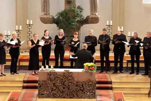 Geschulte Stimmen: Der Coro Piccolo bei einem Konzert in der Kirche St. Jakobus in Schifferstadt. 