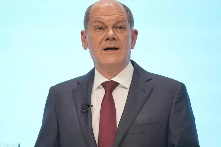 SPD-Kanzlerkandidat Olaf Scholz. 