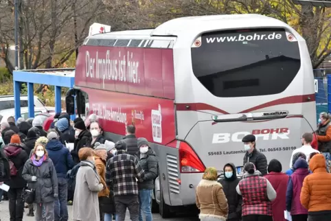 Zwar war der Impfbus am Mittwoch auch noch am Nachmittag in Wachenheim. Wer allerdings morgens nicht rechtzeitig zur Terminverga