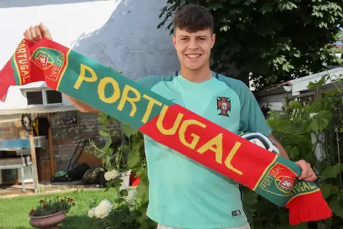 Rodrigo Christian Paiva Pereira wird nur Christian in Mutterstadt gerufen. 