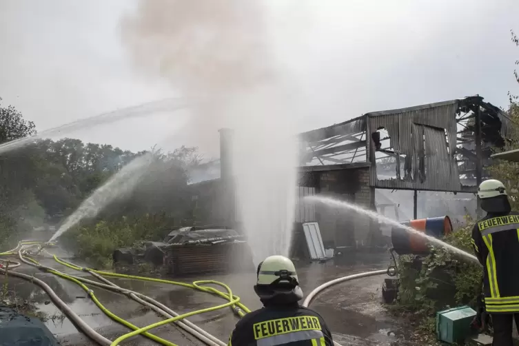 Der Sägewerkbrand war ein größerer Einsatz für die Freiwillige Feuerwehr in Schaidt. 