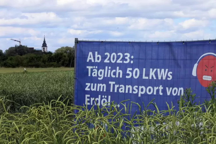 In Offenbach hat sich eine Bürgerinitiative gegen die Erdölbohrung formiert. 