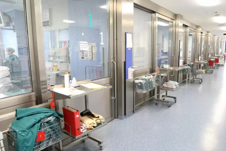 Ein Blick ins Schwerbrandverletztenzentrum der Oggersheimer BG Klinik. 