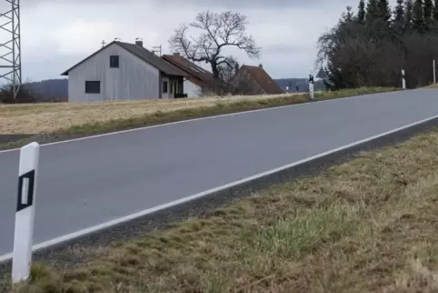 Das Foto zeigt den Grenzverlauf kurz vor Morbach.