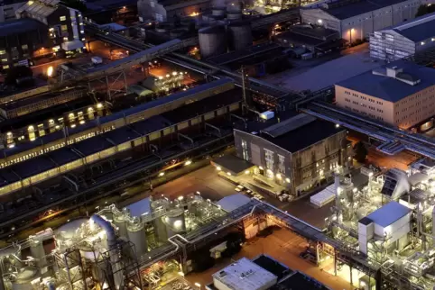 Das BASF-Werk in Ludwigshafen. 