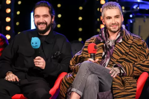 Haben schon einen Termin für einen möglichen Haßloch-Besuch ins Auge gefasst: die Zwillingsbrüder Tom (links) und Bill Kaulitz.