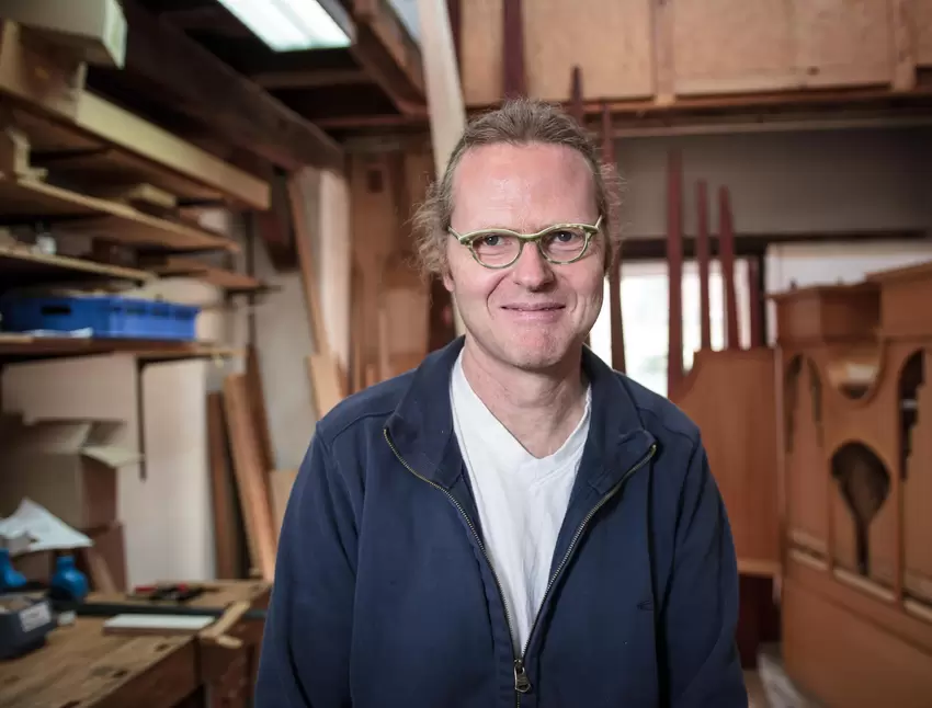 Andreas Schiegnitz hat das Instrument gebaut.