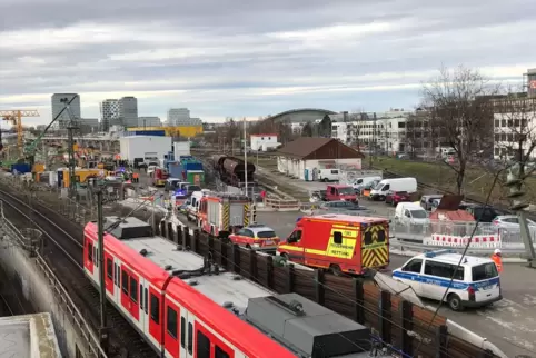 Die Explosion ereignete sich in der Nähe der Donnersbergerbrücke in München. 