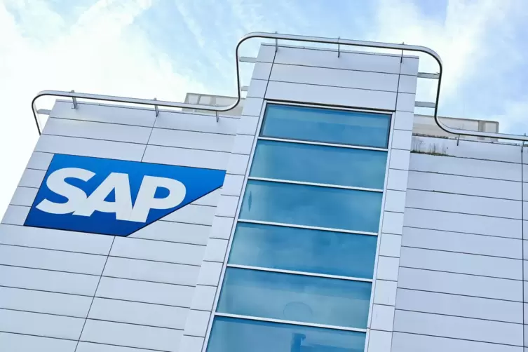 SAP-Firmengebäude in Walldorf. 
