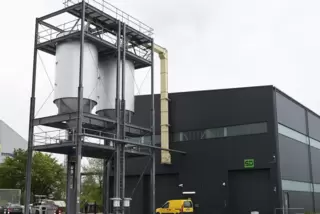 Die Klärschlammtrocknungsanlage in Fehrbach.