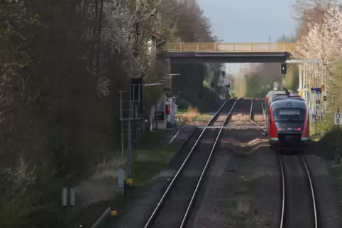 Auf der Strecke von Neustadt nach Landau (hier bei Knöringen) kommt es häufiger zu Verspätungen.