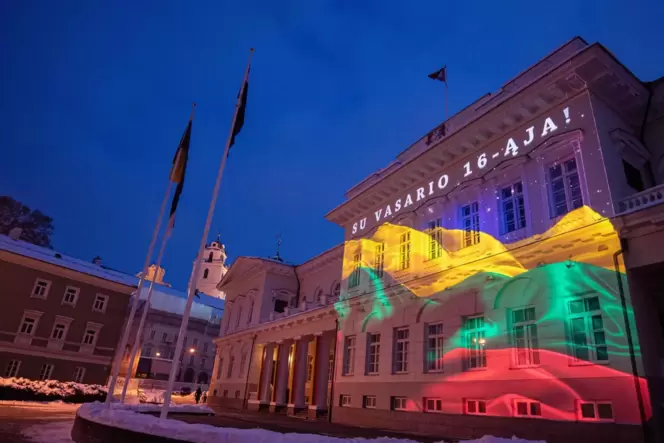 Die Ausfuhren Litauens nach Peking machten 2020 weniger als 1 Prozent der Exporte aus. Das Foto zeigt den Präsidentenpalast in d