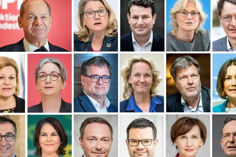 Acht Frauen und acht Männer bilden das künftige Bundeskabinett unter dem designierten Bundeskanzler Olaf Scholz (SPD). 