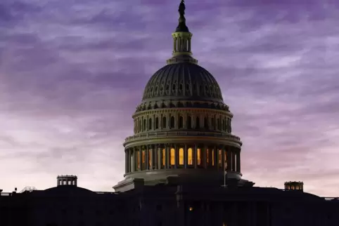 Erhabene Architektur aus der Antike: Der Kongress auf dem Capitol in Washington symbolisiert auch äußerlich Amerikas Selbstverst
