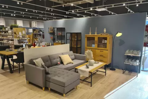 Blick in die neu gestaltete JYSK-Filiale. 