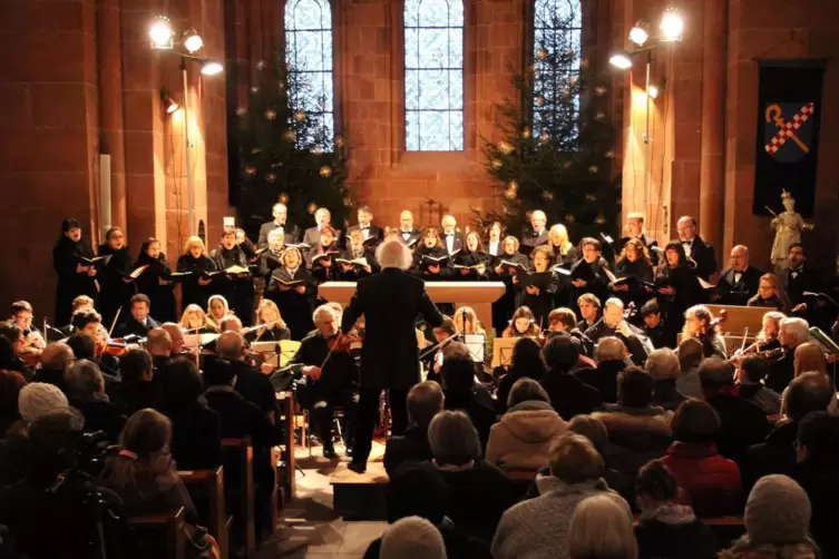 Weihnachtskonzert in der Klosterkirche in Eußerthal.