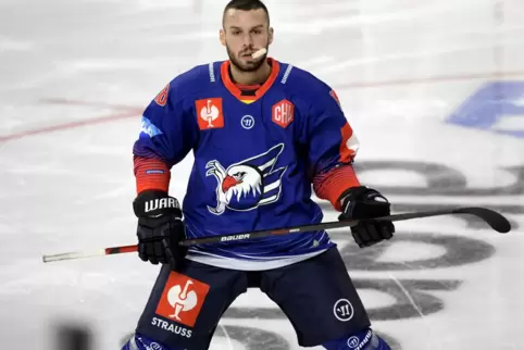 Sturmtalent mit auch für ihn überraschend viel Eiszeit bei den Adlern: Luca Tosto.