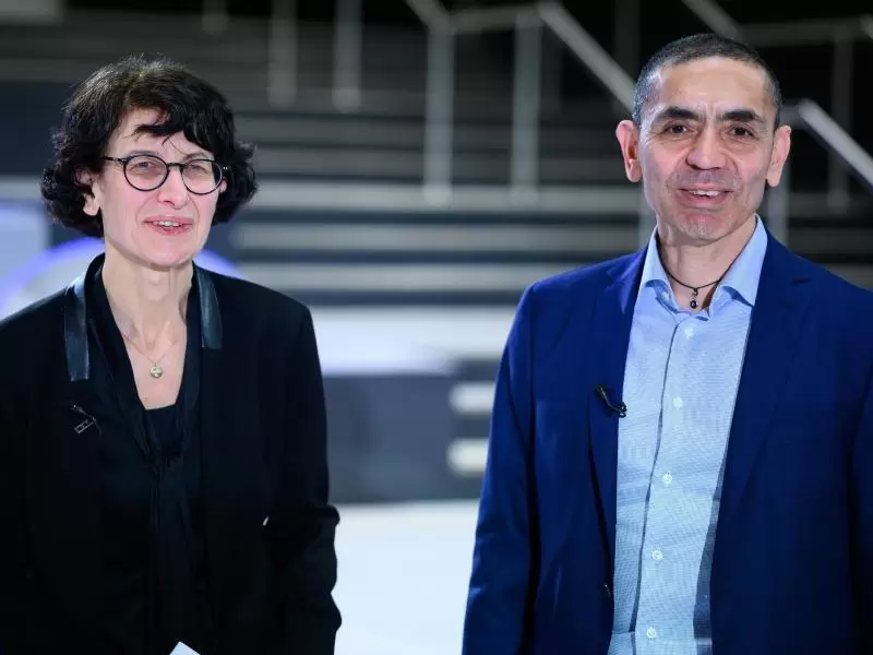 Biontech-Gründer Ugur Sahin und Özlem Türeci