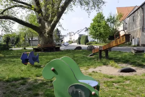 Dieser Dirmsteiner Spielplatz soll aufwendig aufgewertet werden. 