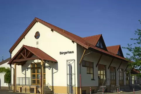 Das Fußgönheimer Bürgerhaus. 