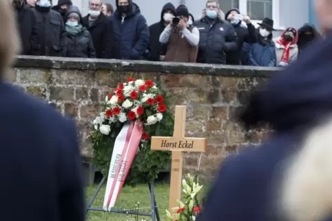 Trauerfeier der Fußball-Legende Horst Eckel in Vogelbach.