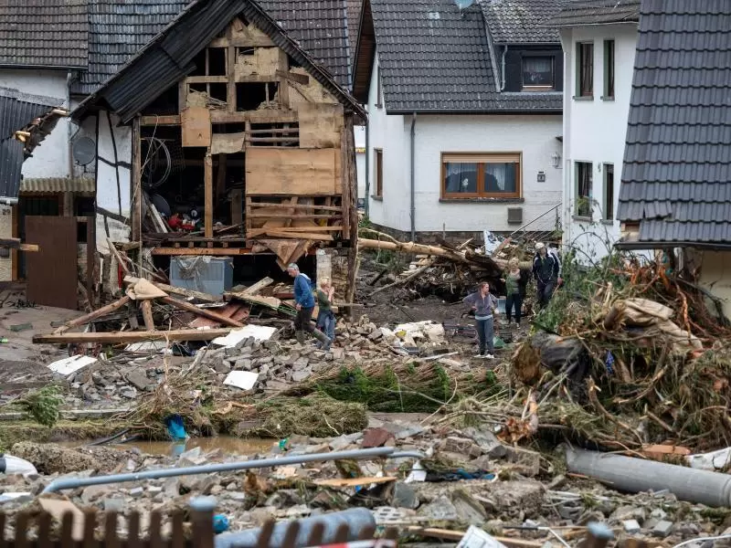 Unwetter mit Hochwasser