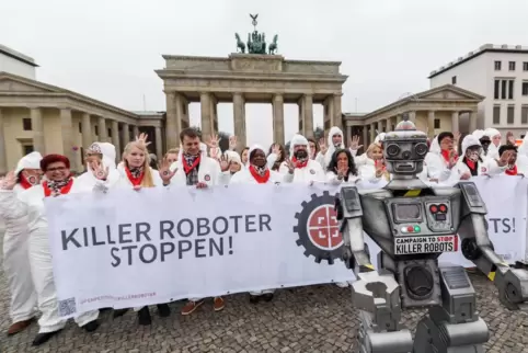 Protestaktion von Aktivisten im Jahr 2019 in Berlin. 