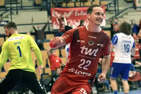 Jannik Hofmann bot sein bestes Saisonspiel für die Eulen Ludwigshafen in dieser Saison. Doch seine Tore reichten am Ende nicht 