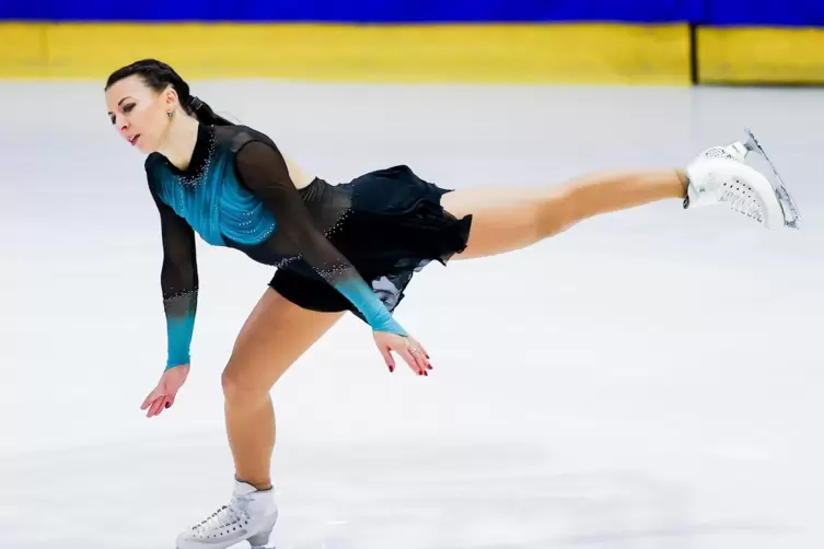 In guter Form vor Olympia: Nicole Schott, die jetzt in Neuss zum sechsten Mal deutsche Eiskunstlauf-Meisterin wurde.