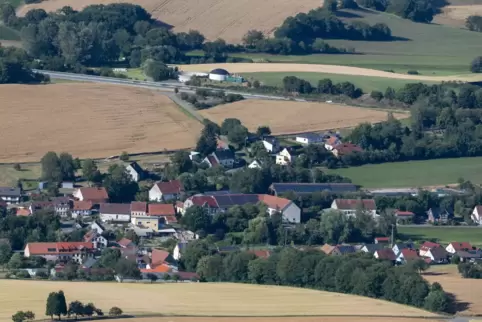 Albessen aus der Vogelperspektive.