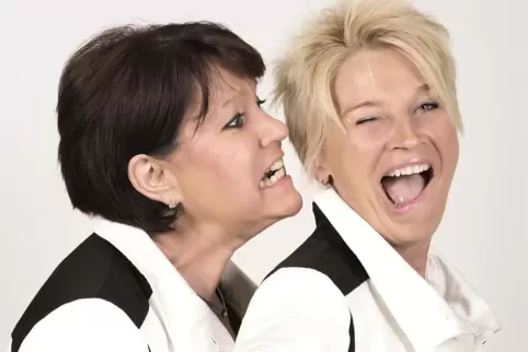 Pfälzisch-schwäbisches Comedy-Duo: Petra Binder (links) und Susanne Lutzweiler. 