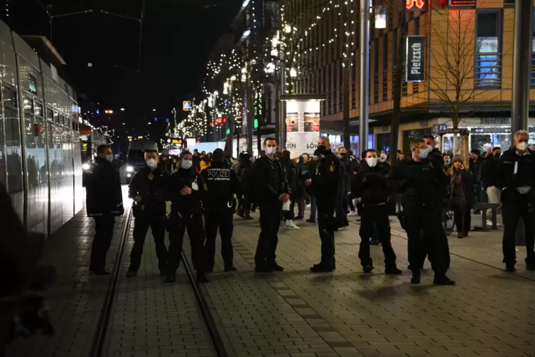 Polizeieinsatz Mannheim