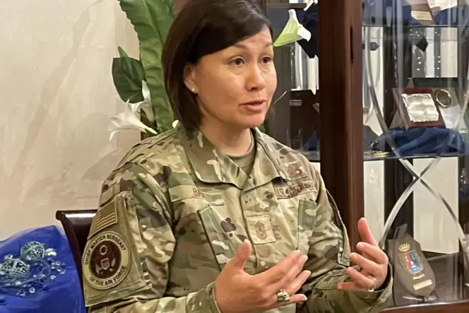 JoAnne Bass ist seit 2020 Chief Master Sergeant der US-Luftwaffe.