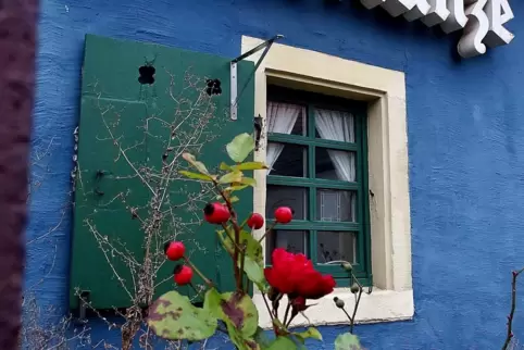 Ein Ausguck am alten Torhaus.