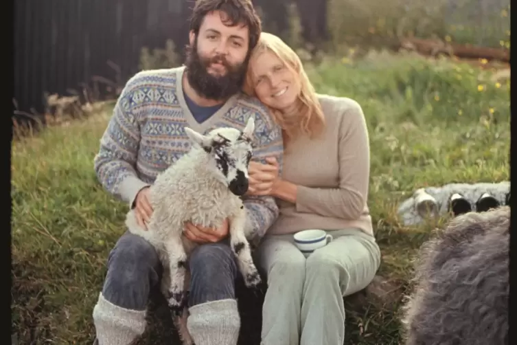 Auf ihrer Farm in Schottland: Paul und Linda.