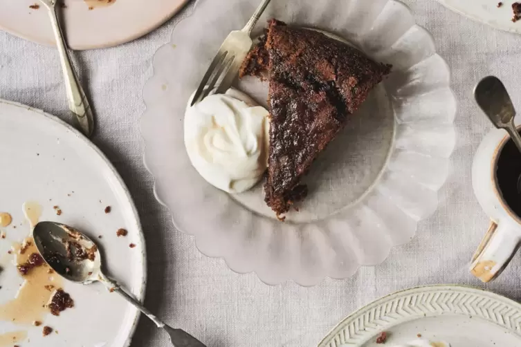 Ohne Milch und Ei: Gew&uuml;rzkuchen nach dem Rezept von Linda McCartney.