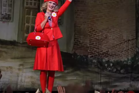 „Meinen Optimismus lasse ich mir nicht nehmen“, sagt Anne Vogd, hier bei einer Karnevalssitzung 2018 in Bonn. Dass der Karneval 